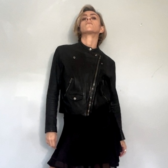 The Kooples black leather jacket - Picture 15 of 15